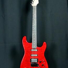 LAKLAND SKYLINE 65-S GUITAR HSS, Red Translucent, Ebony
