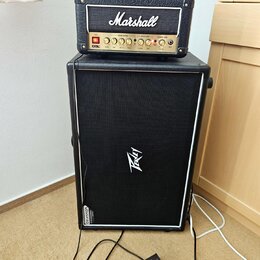 Marshall DSL1-HR + Peavey 212-6