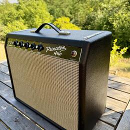 1964/5 no Fender logo Princeton Amp Mint condition blackface