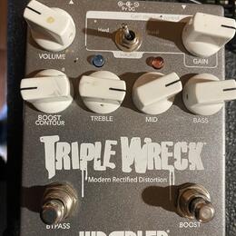 Wampler Triple Wreck V2  Modern rectified distortion