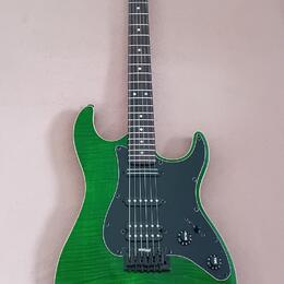 Jet Guitars JS-450 Rosewood, Transparent Green