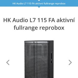HK Audio L7 115 FA aktivní fullrange reprobox