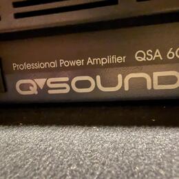 profesionální výkonový stereozesilovač Qsound QSA 600