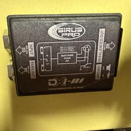 profesionální DI-box Sirus Pro DXI-01.