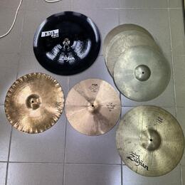 Konvolut činelů Paiste / Zildjian / Meinl