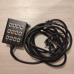 Multipárový kabel - 12XLR/10m