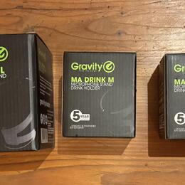 Nové držáky na pití nové od Gravity 2xM a 1xL