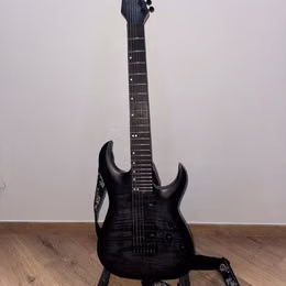 Elektrick&aacute; kytara Harley Benton Amarok-7 BKNT Flame Burst