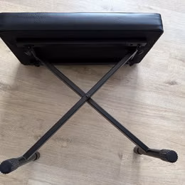 Bespeco SG9EX Kovov&aacute; klav&iacute;rn&iacute; židle Black