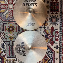 Sabian AAX 14" hi hat, Meinl Meteor 20" Ride 