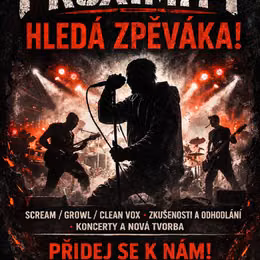 Proximity metalcore z Prahy hledaji zpevaka. 