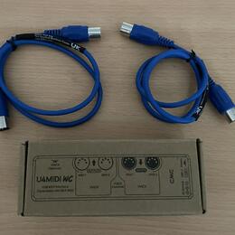 CME U4MIDI WC + 2ks MIDI 5pin kabely