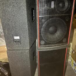 4x Profi PA reproboxy 15" (Selenium 400W RMS)