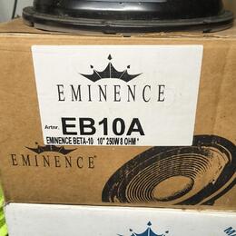 Eminence beta 10A 250w 8ohm