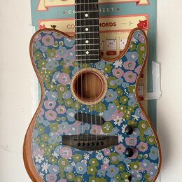 Fender FSR Am. Acoustasonic Telecaster Blue Flower - limitka