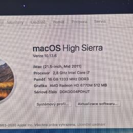 Imac 21.5, 16gb ram, 250 ssd