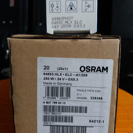 24V/250W ELC GX5,3 50mm 50h HLX64653 Osram