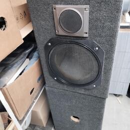 2ks prazdne reproboxy 8-10”repro a tweeter, ramecky atd