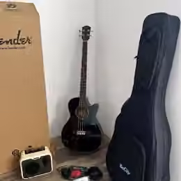 Elektroakustick&aacute; baskytara Fender
