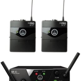 AKG WMS40 Mini2 Instrumental Set Dual AKG WMS40 Mini2 Instru
