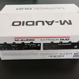 Prodám M-Audio M-Track Duo USB zvukovou kartu