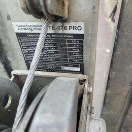 VMB TE-076 PRO TOWERLIFT, 650cm, 200kg, 