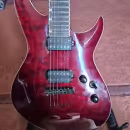 Kytara ESP LTD H3-1000 QM See Thru Black Cherry