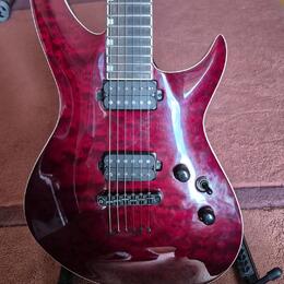 Kytara ESP LTD H3-1000 QM See Thru Black Cherry