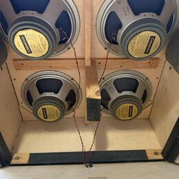 Marshall 1960A Cabinet - 1969 Prerola Pulsonic G12M T1221