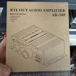 Nový audio zesilovač AK-380