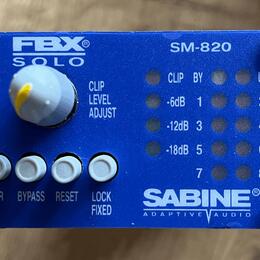 Sabine FBX Solo feedback eliminator