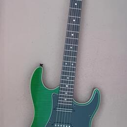 Jet Guitars JS-450 Rosewood, Transparent Green