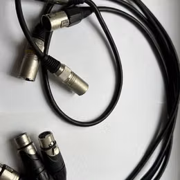  4&times; ručně p&aacute;jen&yacute; XLR patch kabel