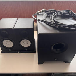 Yamaha HS50M 2x + HS10W + kabeláž
