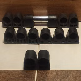 Koncov&aacute; gumov&aacute; noha k rampě - 38mm