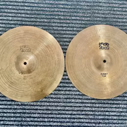  Paiste 2002 hi hat 14" black label. Rok 1974.
