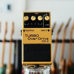 Boss OD-2 Turbo Overdrive (1989 Taiwan Black Label)