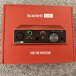 Zvukov&aacute; karta Scarlett Solo 3rd generace !jako nov&aacute;!