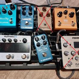 Rozprodej pedalboardu - Strymon, TC Electronic