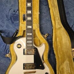 Epiphone LesPaul Custom - bílá