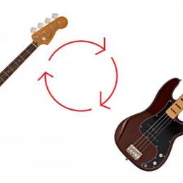 Vyměním Squire 60s CV P bass LFB OW za 70s CV P bass MN WAL