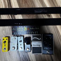 Kytarový pedalboard – TC Electronic, Boss, Palmer + 