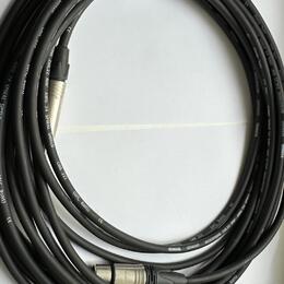 10m kabel Cordial CMK 222 + Neutrik XLR female / jack 6,3 mm