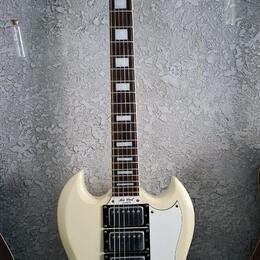 Epiphone G-400 Custom Antique White Korea 2000’s