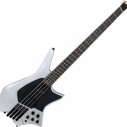 HILS Guitars HZB4 NEXT Satin Silver Headless basgitara