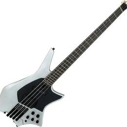 HILS Guitars HZB4 NEXT Satin Silver Headless basgitara