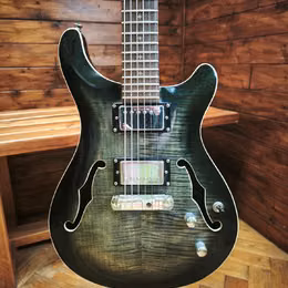 Harley Benton CST-24HB Charcoal Flame
