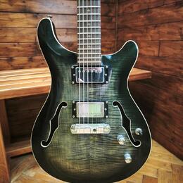 Harley Benton CST-24HB Charcoal Flame