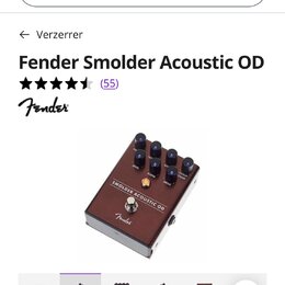 Kytarový efekt pedál v hnědém kovovém provedení. Na horní straně jsou čtyři černé ovládací knoflíky s popisky LEVEL, BLEND, DRIVE a TONE, dále dva př…