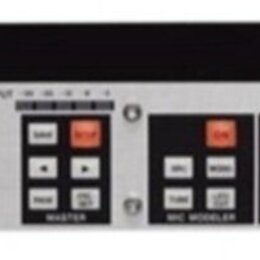 Stříbrný rackový procesor s nápisem TASCAM TA-1VP a logem antares. Zařízení má zelený displej s textem Auto-Tune Sensitivity: Z, ovládací knoflík a n…